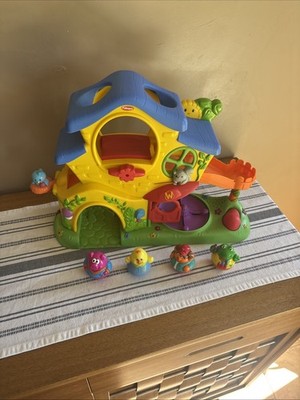 Playskool Weeble Wobble Playset House Sounds & Songs 4 Figures Tested 2010