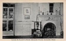 Orchard House Concord MA Massachusetts Alcott Little Women Vtg Postcard H53