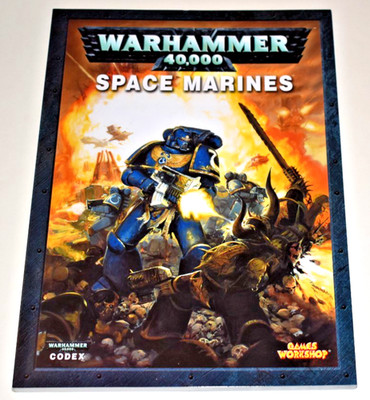 Warhammer 40k Space Marines Codex 5e Games Workshop 5th Edition book 2008 2009