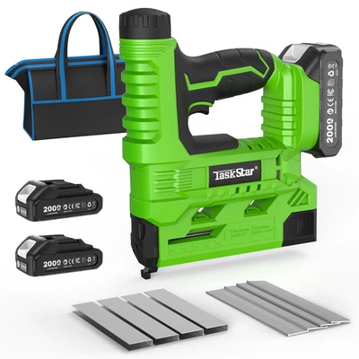 Akku Tacker Nagelpistole Für Makita 18V Akku mit 500 Nägel + 500 Tackerklammer - Bild 1 von 4