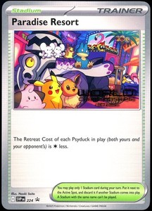 Paradise Resort Pokemon Card | eBay