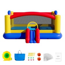 Uimoso Inflatable Bounce House with Slide and Blower for Children