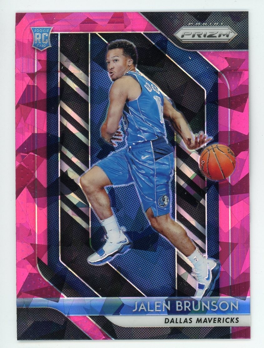 2018-19 Panini Prizm Jalen Brunson Pink Ice Rookie RC #250 Knicks