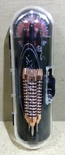 Halex 22 Grams Copper 200 Poly Shafts, Copper Barrels, Steel Tip Darts Set NOS