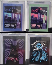 THE CURE SETLIST TOUR TRADING CARD LOT New York City 2023 RIOT FEST Chicago GAS
