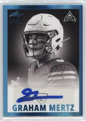 2021 Leaf Memories 1960 Base Platinum Spectrum 14/50 Graham Mertz Auto 1b8