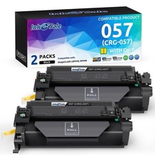 057 Black Toner Cartridge with Chip Compatible Replacement for Canon Cartri...