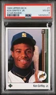 1989 Upper Deck Star Rookie #1 Ken Griffey Jr PSA 4
