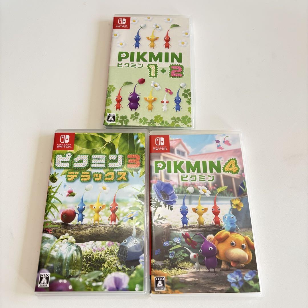 Pikmin 1+2, 3, 4 セット Nintendo Switch Pikmin 1+2 3 Deluxe DX