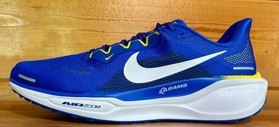 Mens Nike Zoom Pegasus 41 L.A RAMS NFL Running Shoes Size 12  display picture 1