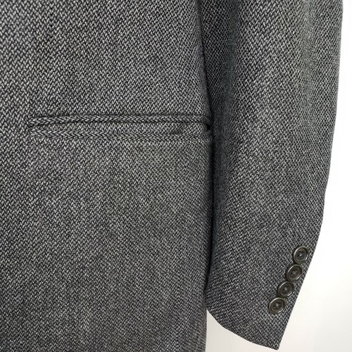 Brooks Brothers Blazer 42R Notch Lapel Sport Coat Gray Ctr Vent Lambswool Italy - Picture 4 of 11