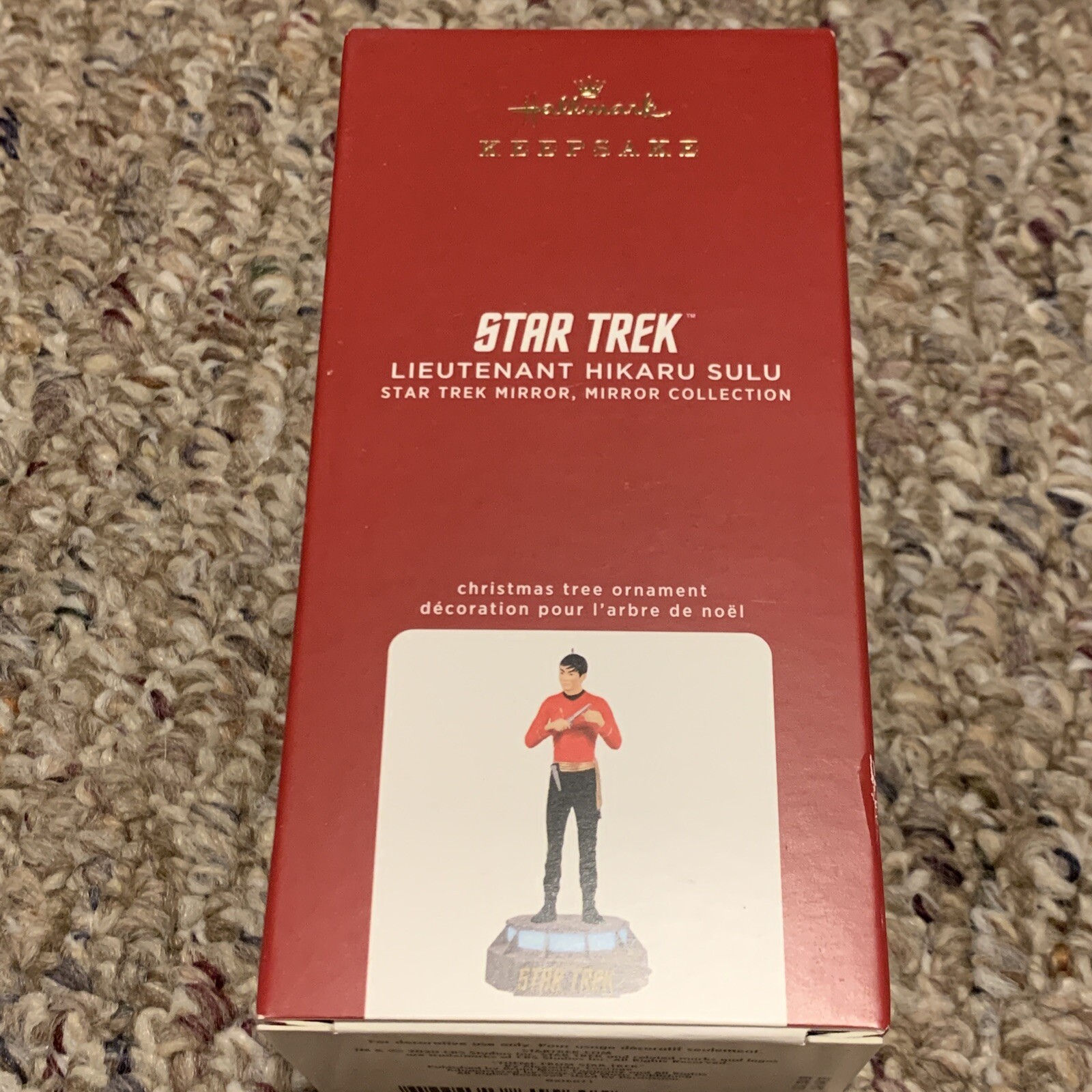 Hallmark Star Trek USS Enterprise Christmas Tree Topper & All 7