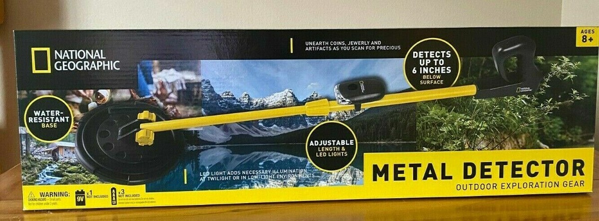 National Geographic Junior Metal Detector for Kids Model 80-20001