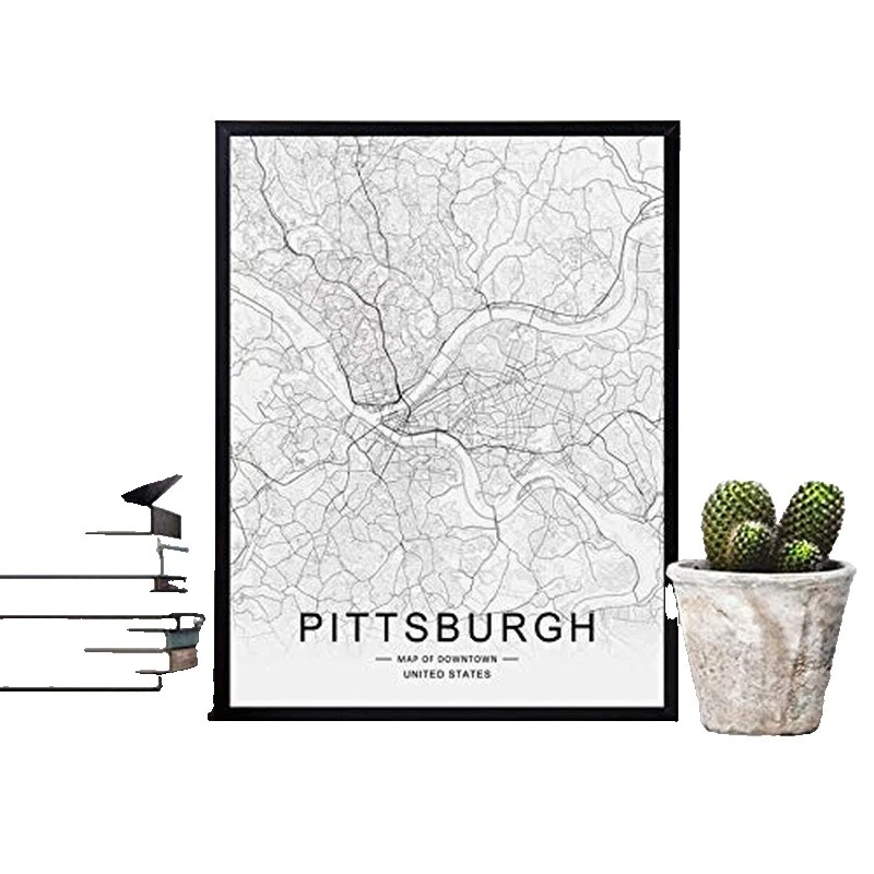City Map Antique Wall Maps