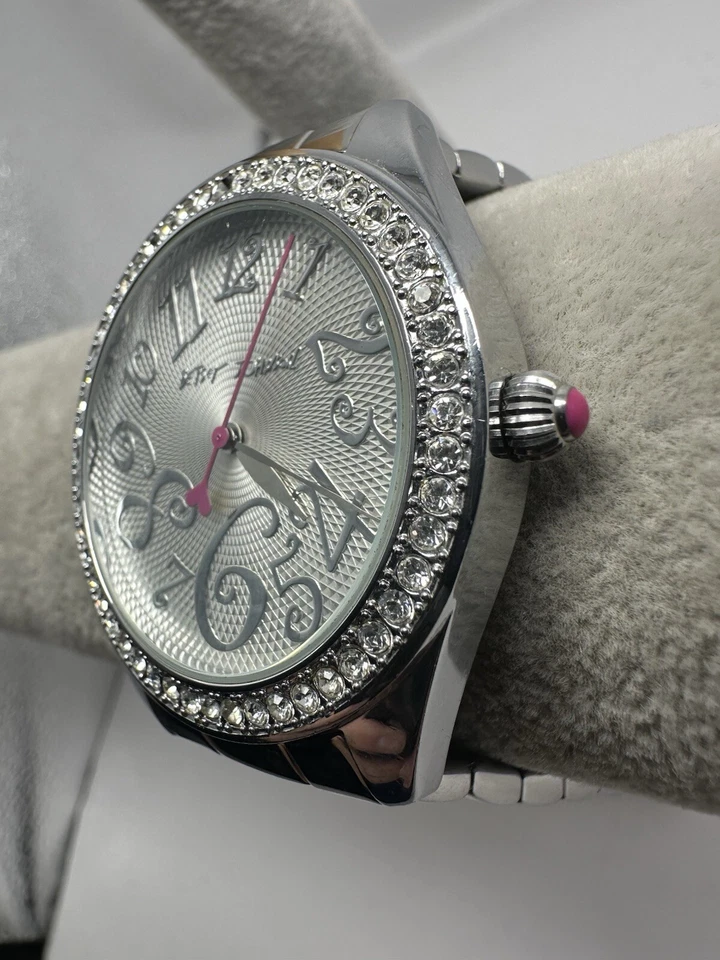 Reloj Mujer Betsey Johnson Bj00048-01 Batería Nueva 40MM 5.5" Crazy Numbers E12 Foto 2 de 4