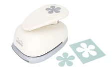 Bira Craft 2.5 inch Flower 3 Shape Lever Action Craft Punch for Paper Crafting 