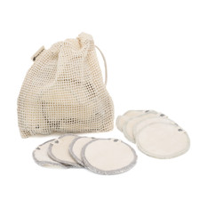 Image of Reusable Makeup Remover Pads (16 Pack) | Organic Cotton | No Chemicals