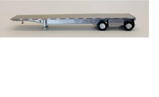 48' Spread Axle Flatbed Trailer Only Plastic 1/87 HO Scale TNS 5488