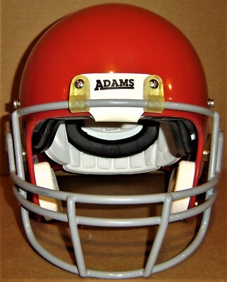adams womens pro football helmet FOOTBALL HELMET by ADAMS WITH A GRAY FACE MASK