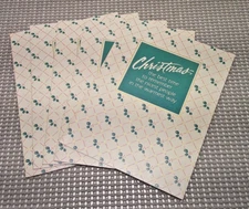 Lot of 5 Plus Mark Christmas Cards "Remember Nicest People"  