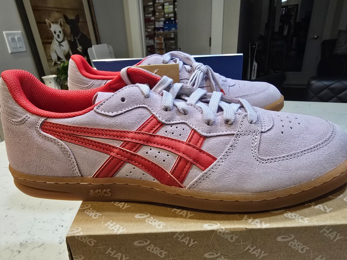HAY × Asics Skyhand OG Orchid Husht Flame Scarlet 1203A563-500