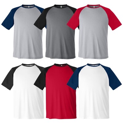 Team 365 - Gym Workout Cross Colorblock Tees Mens S-3XL 4XL Dri fit Wick T-shirt
