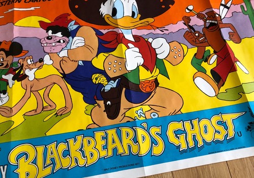 Donald Duck Goes West DB UK Quad (30"x 40") Rolled Poster Cult 1977 - Picture 5 of 9