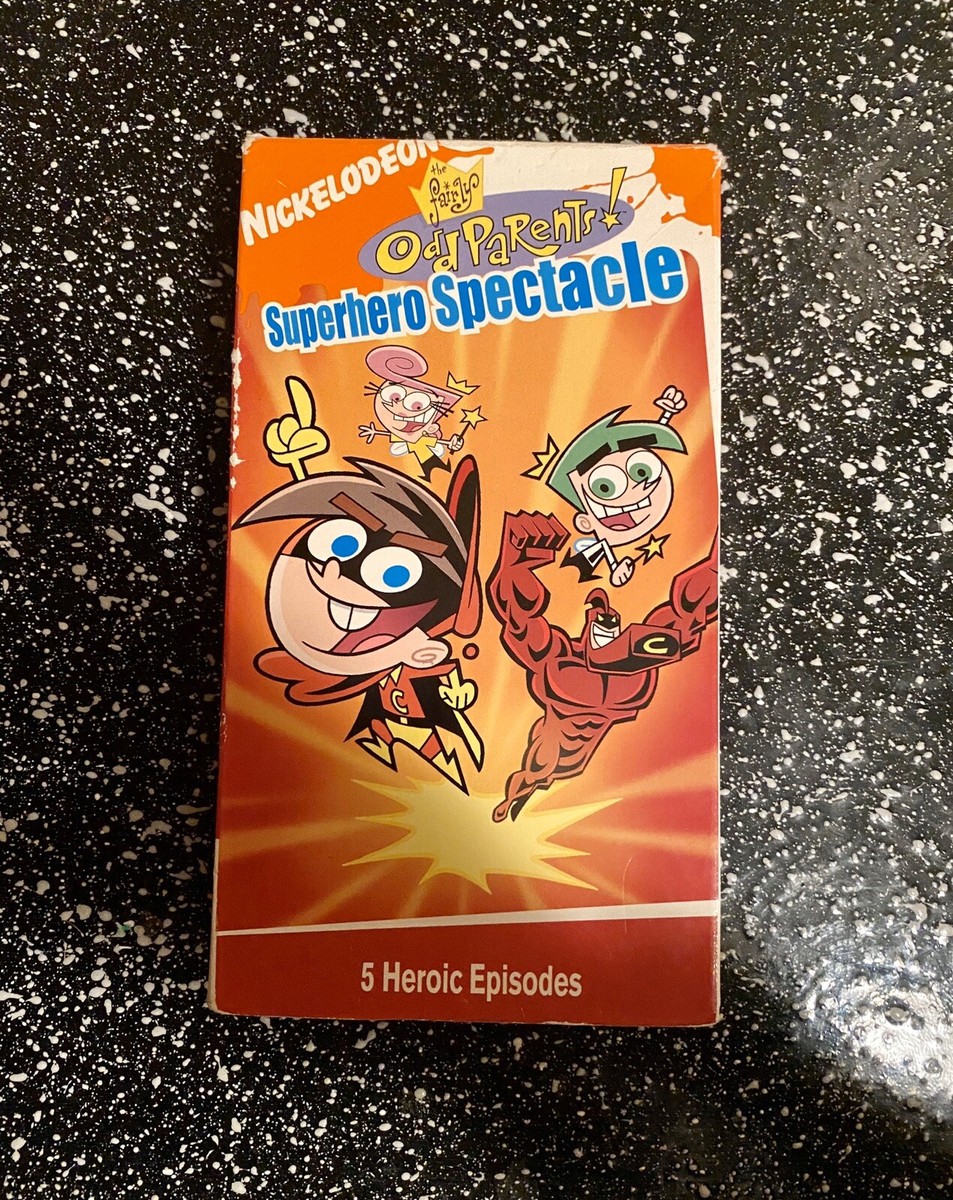 The Fairly Oddparents Superhero Spectacle VHS 5 Heroic Episodes
