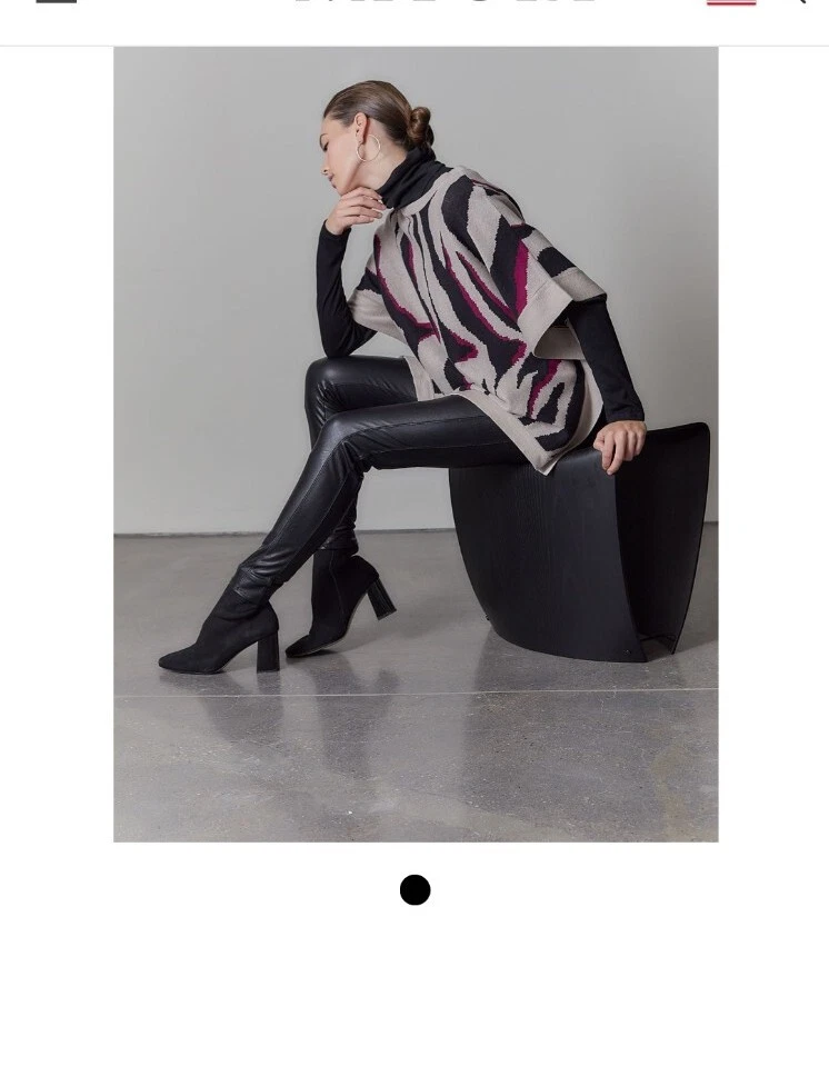 Natori Le Tigre Angkor Knit Poncho Sweater