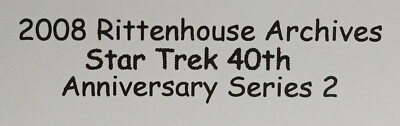 2008 Rittenhouse Star Trek TSO 40th Series 2 Charlie X Revised 023 8.2 Plot Syno