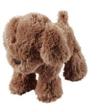 NWT Carters Plush Brown Puppy Dog With Tongue Sticking Out Baby Toy Lovey 67070