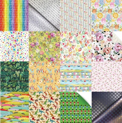 6x Geschenkpapier Blätter Geschenkpapier Weihnachten Geburtstag Hochzeit Deva Design.