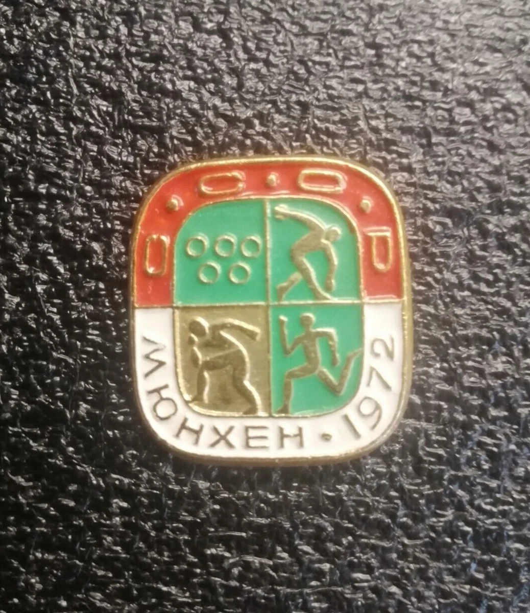 JEUX OLYMPIQUES : insigne officiel des jeux olympiques de Munich de