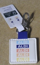 Aldi LOGO Square Quarter Holder Keeper NEW