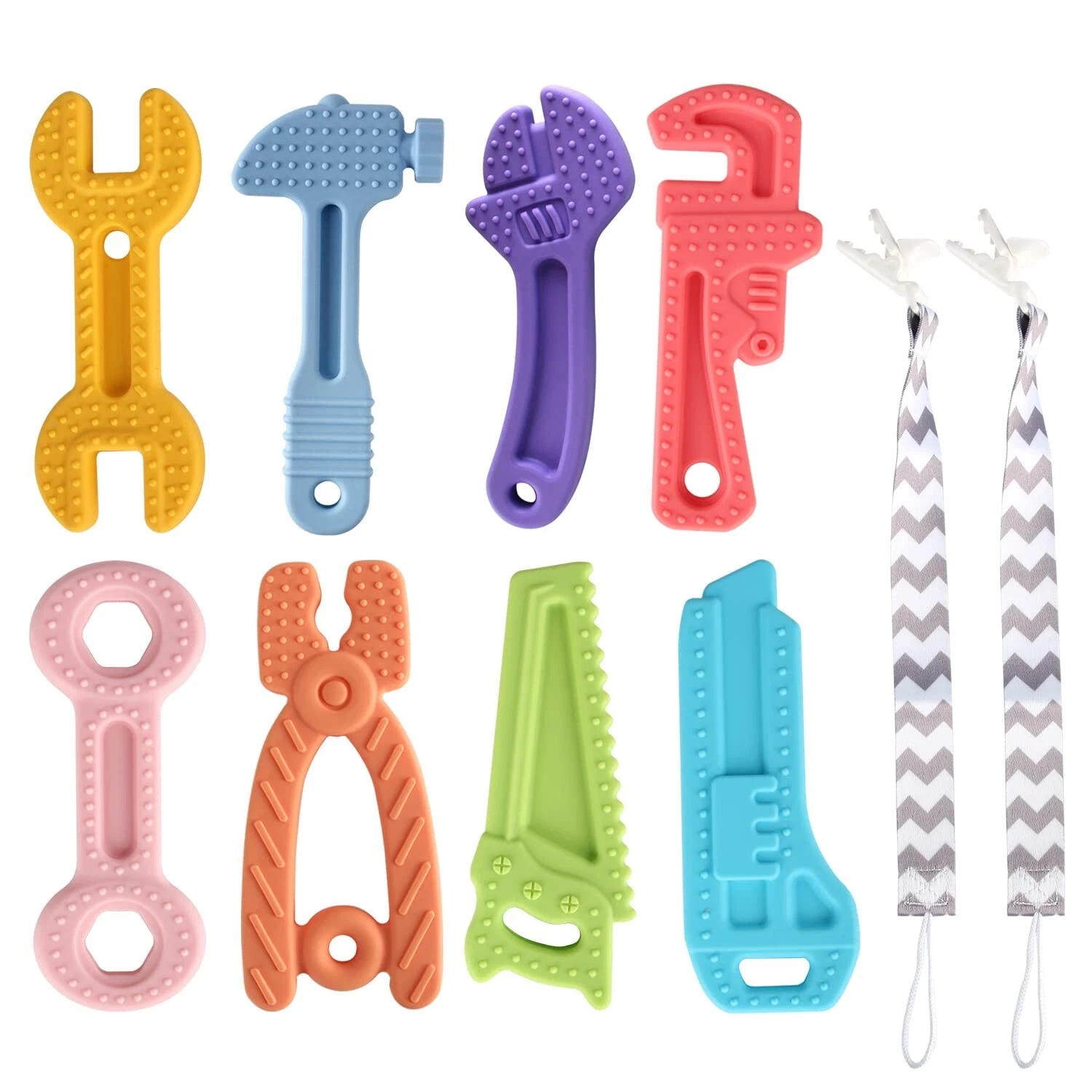 8 Pack Chew Baby Teething Toys for 0-12 Months, Freezable 8 Pack, Multicolor
Opens in a new window o