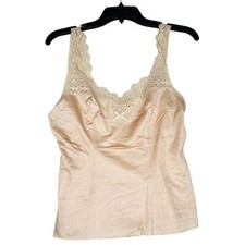Vintage Olga Secret Hug Nude Lingerie Camisole Top USA Made Size 32