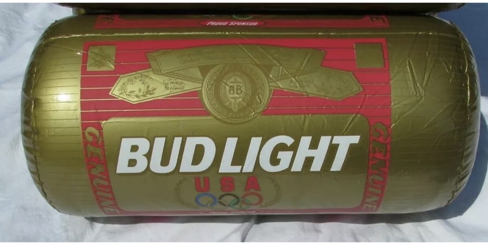 Vintage 1996 Budweiser Bud Light Ice Gold Beer Cans USA Olympics ...