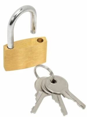 New Guard Security 621 Solid 3/4'' Brass Padlock (Lot of 50)