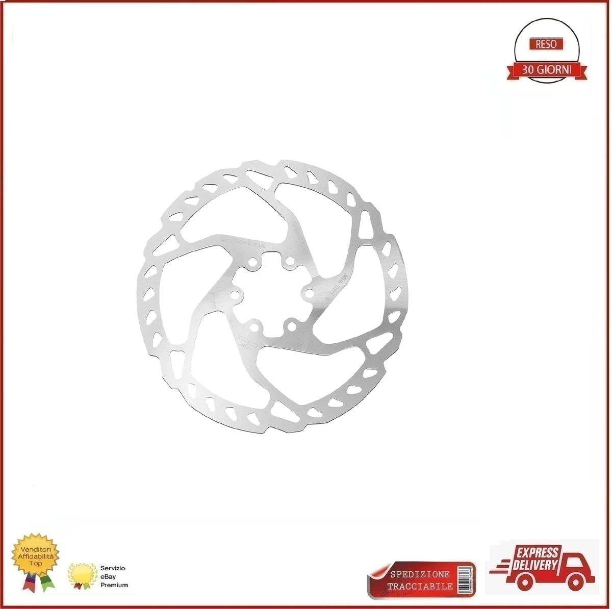 Compra Shimano Deore SM-RT64 Disco Freno 180mm Centerlock - Argento su HBS