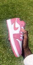 Air Jordan 1 Low Desert Berry Grade School Sneakers — listing 3