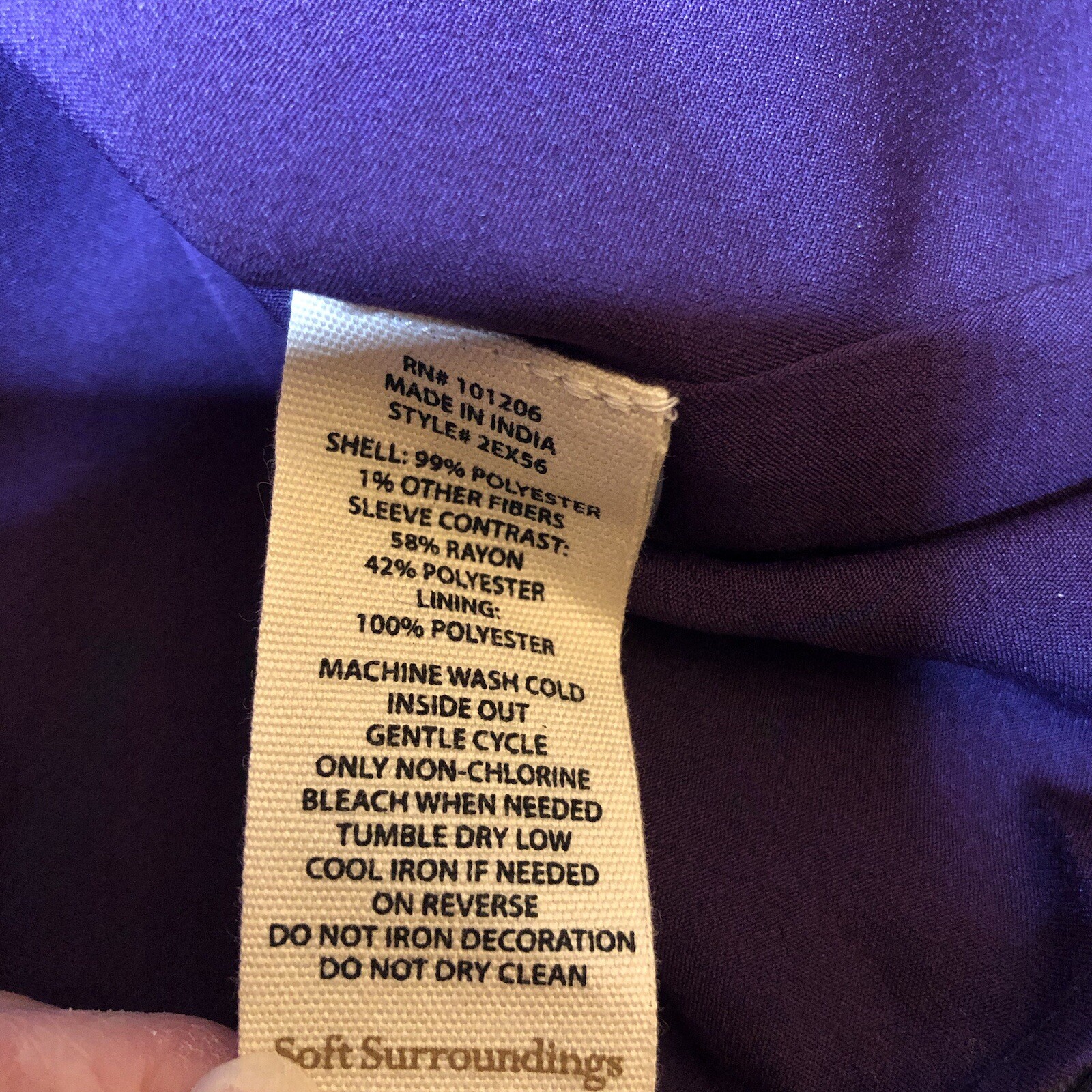 Soft Surroundings Boho Patchwork Tunic Top Size M… - image 14