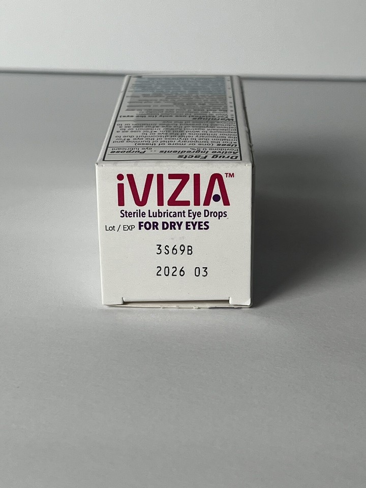 iVIZIA Sterile Lubricant Eye Drops for Dry Eyes 10ml Exp. 03/2026