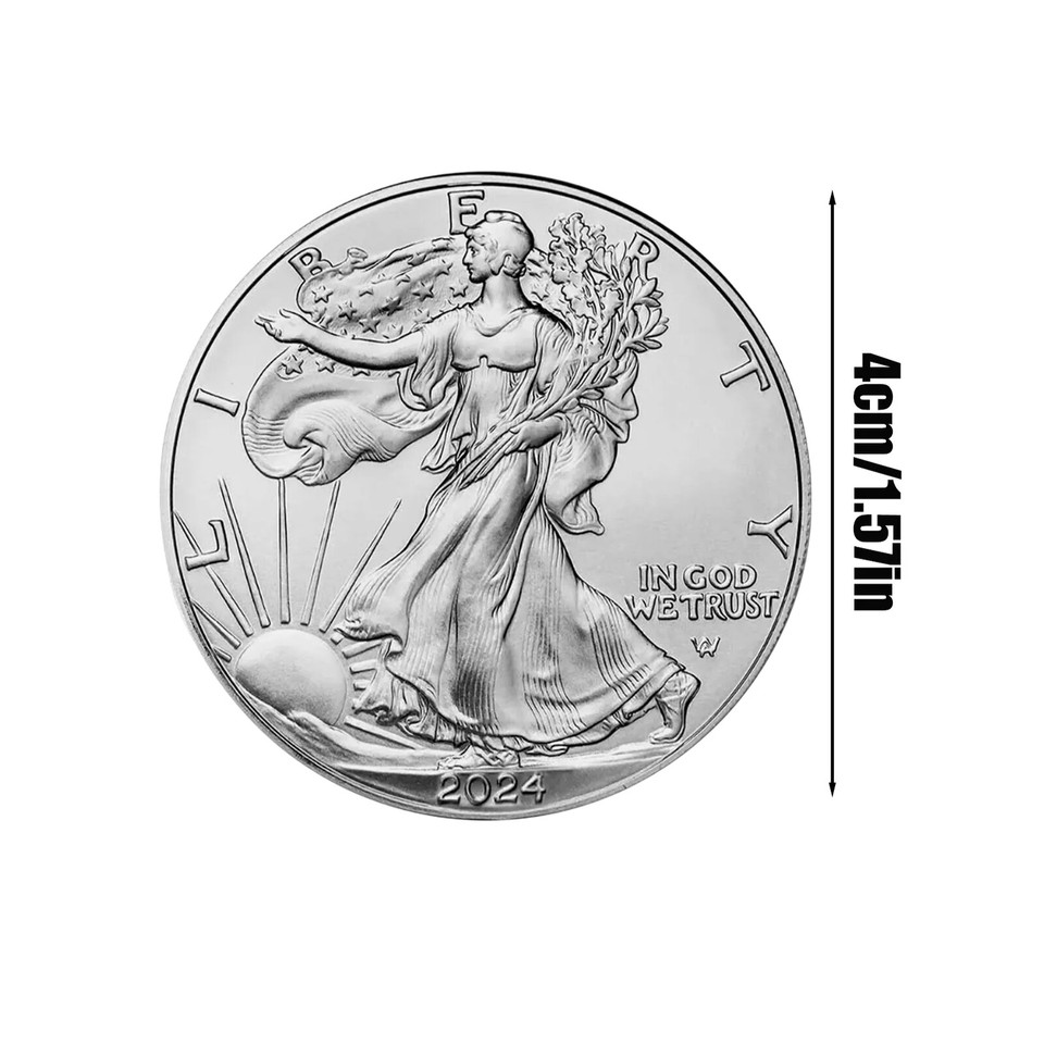 2024 1oz american silver eagle coin 999 fine silver usa ebay