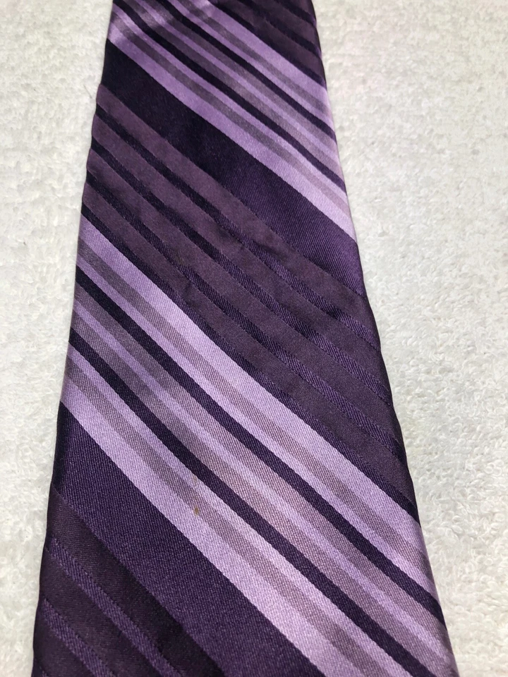 CORBATA HOMBRE JONES NEW YORK RAYAS MORADAS 3,75 X 61  Foto 3 de 4