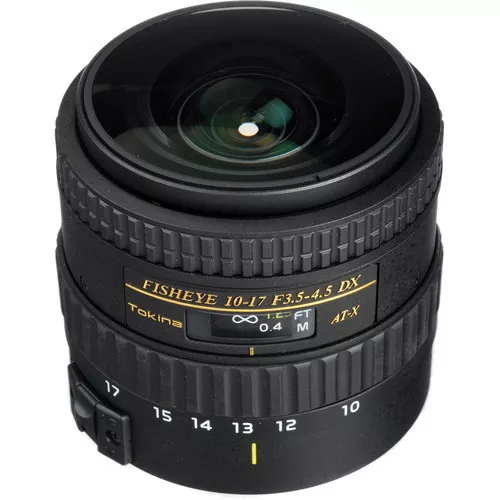 New Tokina AT-X 107 DX FISHEYE 10-17mm f/3.5-4.5 Lens - Nikon F APS-C Format