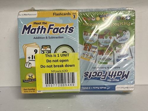 Lernen Sie die Mathe Fakten Level 1, 2 & 3 Lernkarten, DVDs, Arbeitsbücher & Malbücher kennen - Bild 1 von 7
