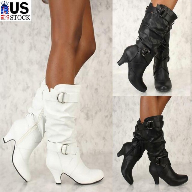 womens wide width slouch boots