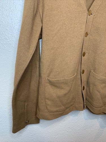 VTG 50s McGregor Sportswear 100% Australian Wool Cardigan Sweater 42 USA Crest - Picture 5 of 12