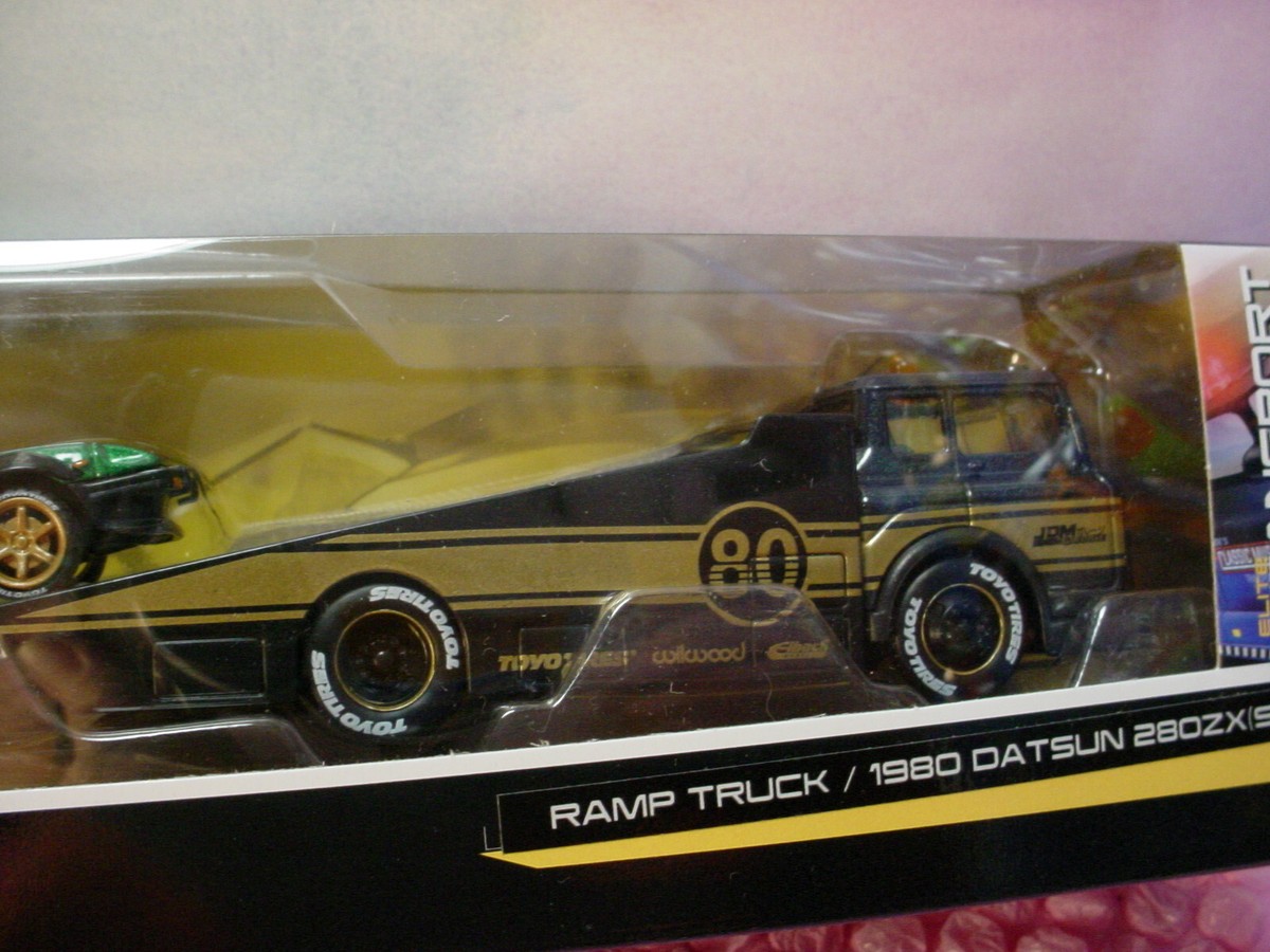 Maisto RAMP TRUCK / 1980 DATSUN 280ZX (S130) ✰green;black