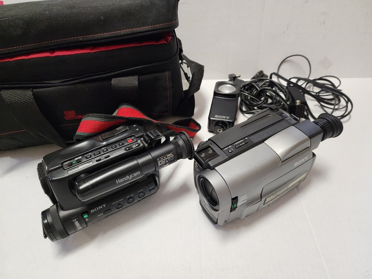 hy0825 SONY Video8 CCD-TRV513 ② Sony Handycam CCD-TRV52 8mm Video8 Camcorder In Box With